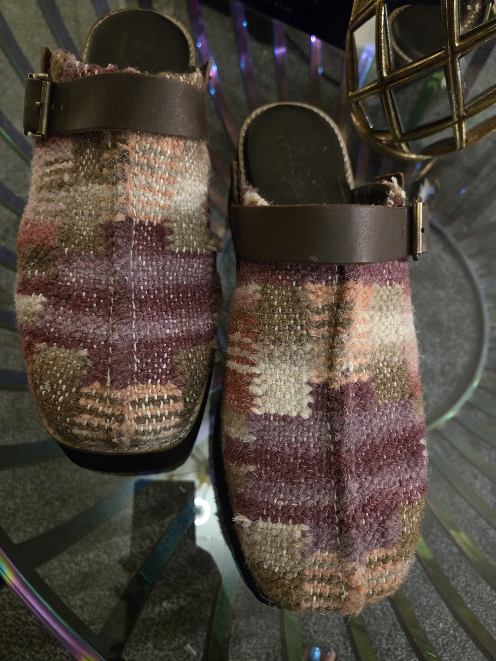 Free People Woven Platform Mules Size 11 - Picture 2 of 11